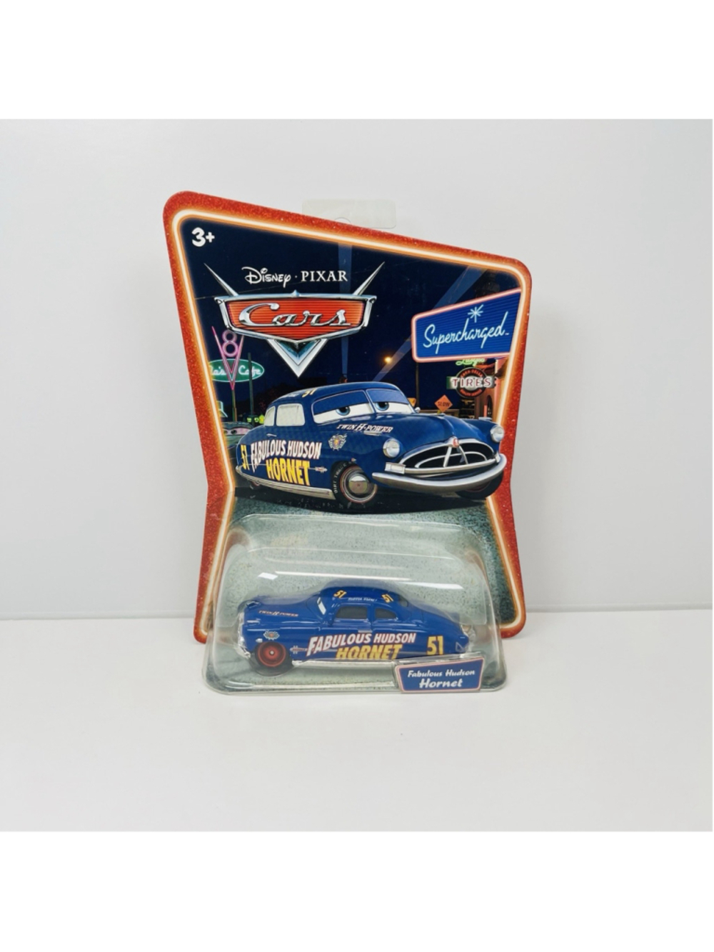 Disney Pixar Cars Supercharged Fabulous Hudson Hornet die-cast. NIB
